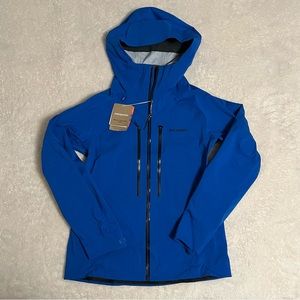 Patagonia Women's Slim Fit Stormstride Alpine Blue Jacket